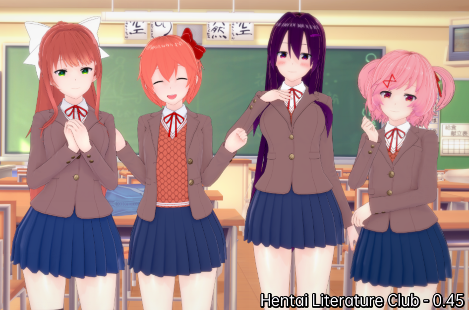 【日系SLG/汉化/3D】文学变态俱乐部 Literature Hentai Club v0.45【PC+安卓/580M】