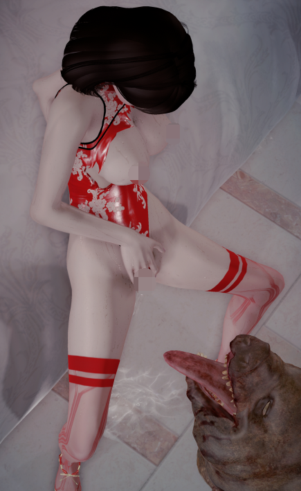 [3D]女研究生与辐射猪[69P/246M]