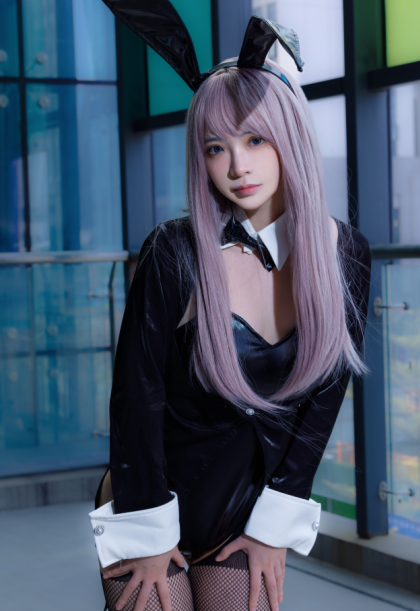cos-疯猫ss-紫发礼服兔(45P,883M)