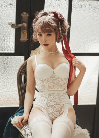 cos-面饼仙儿-法式内衣 (48P,803M)