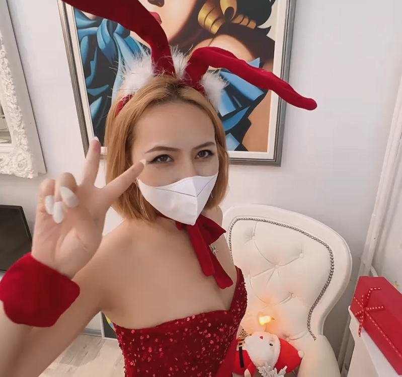 推特极品人气女神-美杜莎-包臀黑丝给爸爸的圣诞精喜(1V,441M)