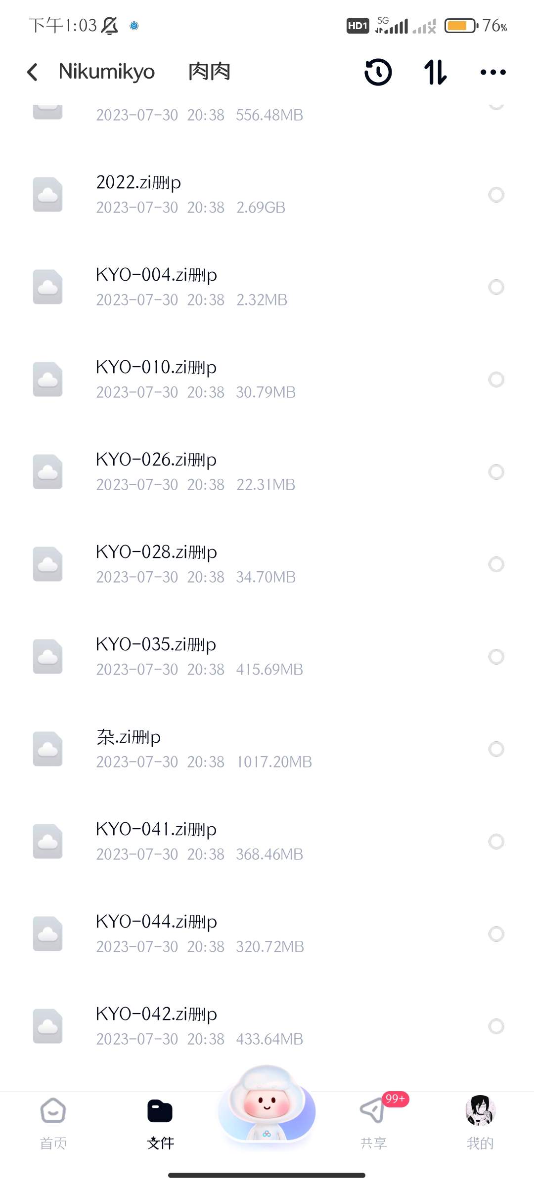nikumikyo肉肉的资源