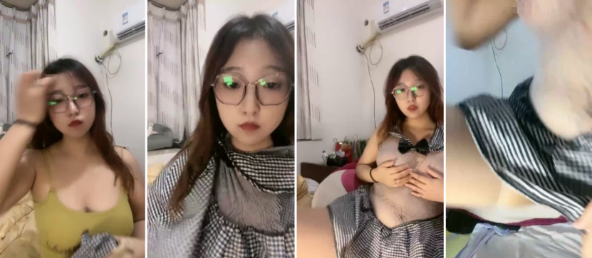 眼镜大奶小骚货！丰满身材大肥臀！开档肉丝翘屁股求操，掰穴假屌抽插，娇喘呻吟骚话不断1.01G