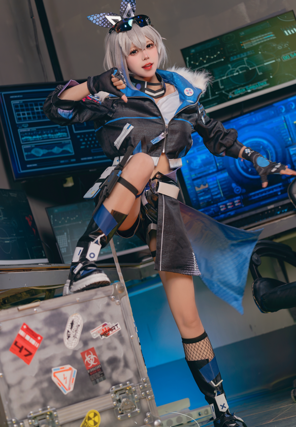 咬人小小兔（咬一口兔娘）一月作品 -【崩铁·银狼】