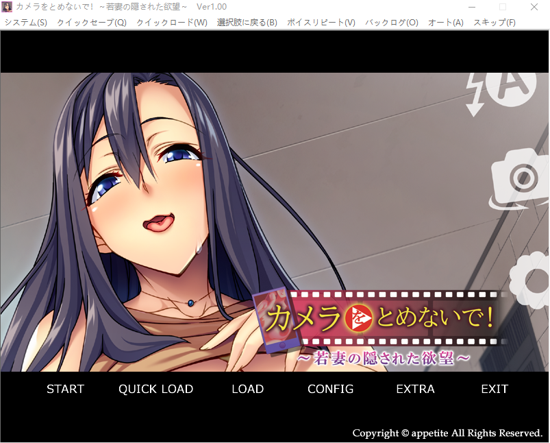 【拔作ADV】カメラをとめないで! ~若妻の隠された欲望~GPT汉化版