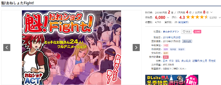 【日式ACT】魁!おねしょたFight! DL版