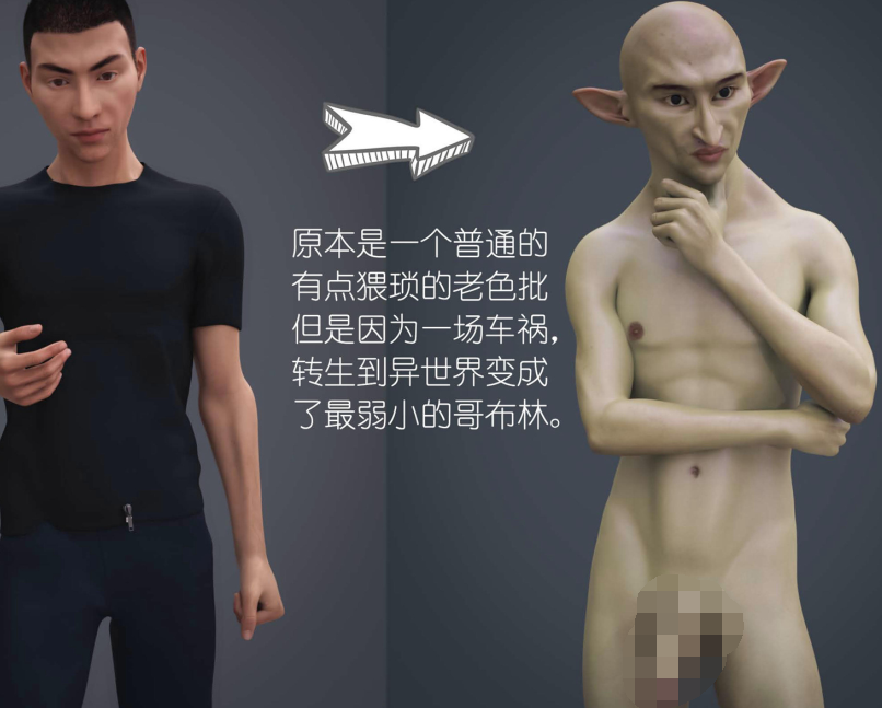 3D漫画-哥布林的逆襲 1-3（283P,236M）