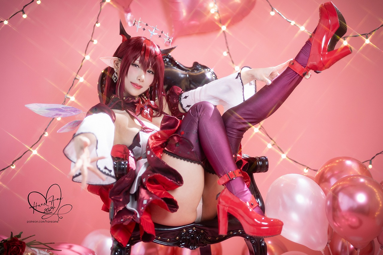 Hane Ame 雨波 - 2024年02月T1 Hololive IRYS官方服+情人節睡衣 [39P-275MB]