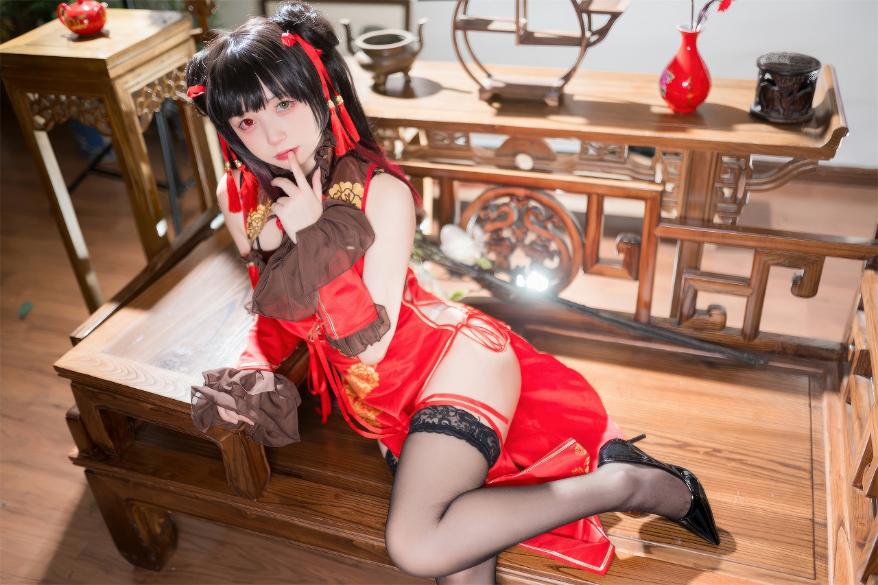花铃 - 时崎狂三旗袍 [66P-546MB]