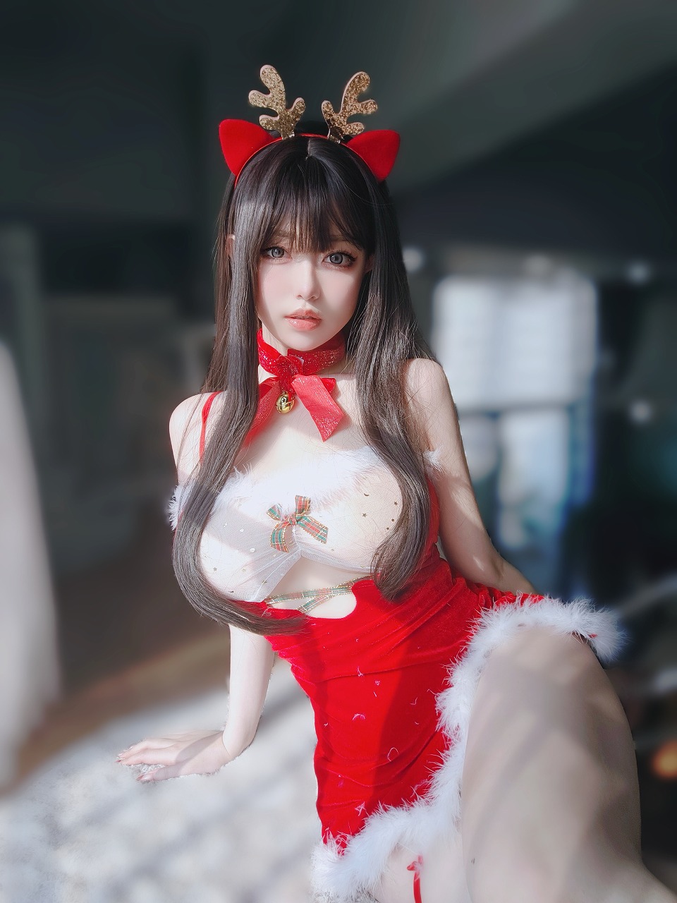 女主K - 圣诞麋鹿 [100P1V-460MB]