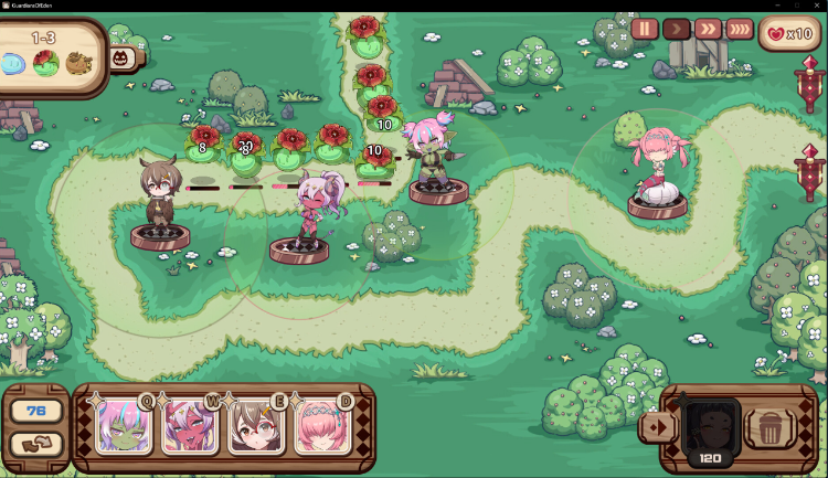 【养成塔防SLG】伊甸守护者 V1.2 Steam官方中文版+DLC设定集