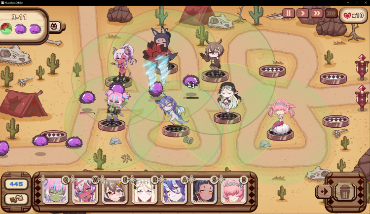 【养成塔防SLG】伊甸守护者 V1.2 Steam官方中文版+DLC设定集