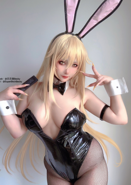 cos-贝贝琪Becky-食蜂操祈兔女郎(30P,80M)
