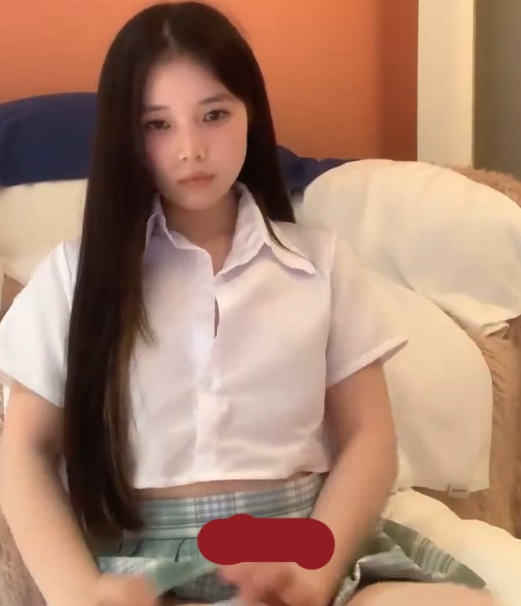 情趣蜗牛 文静小妹白衬衫百褶裙-1V493M