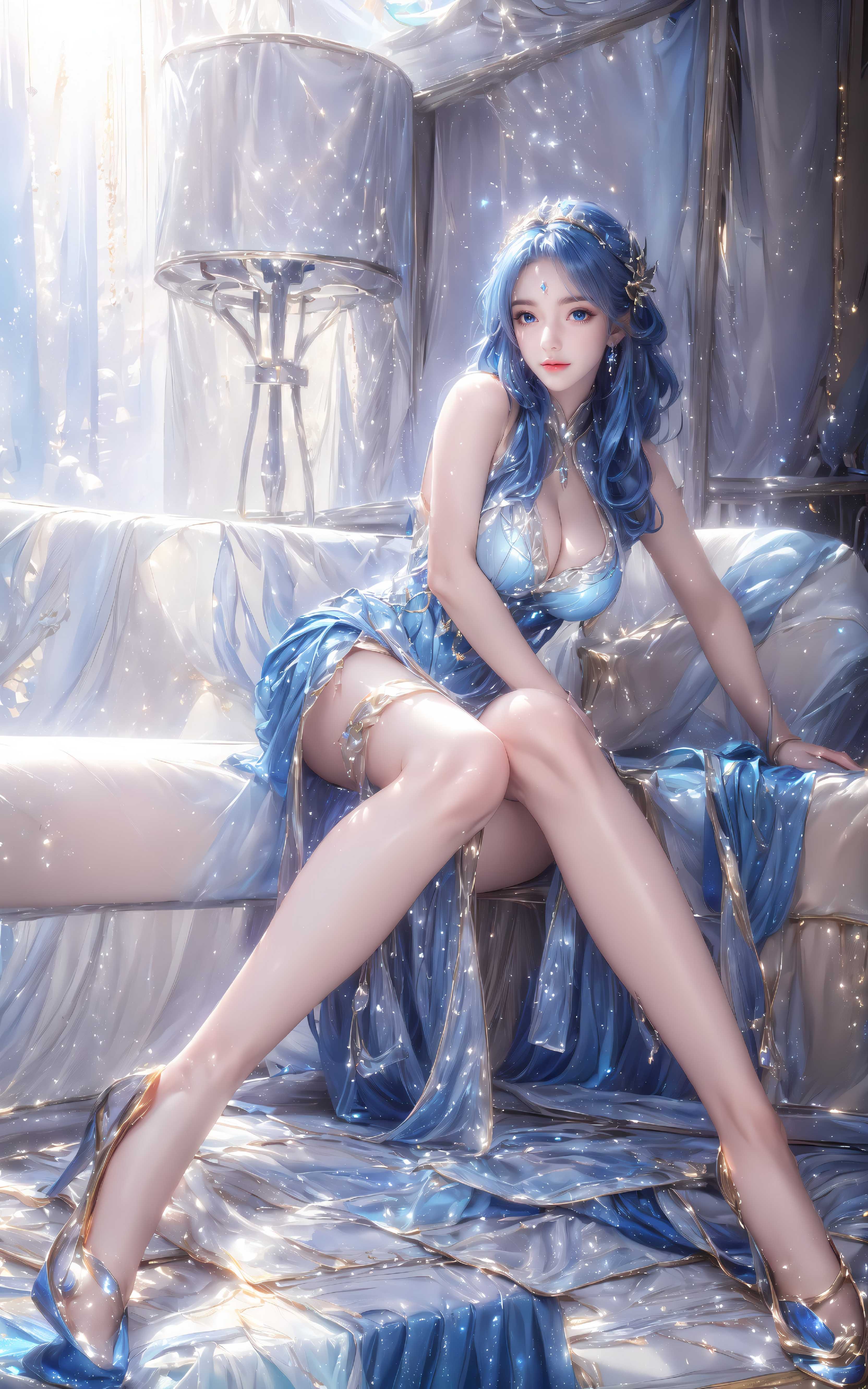 [AI国漫] （240414）百炼成神-宁雨蝶 精美居家长腿【50P】【363MB百度云】