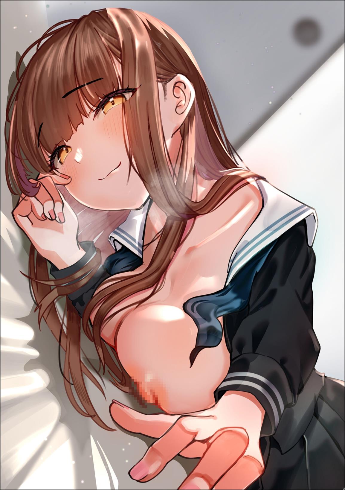 [枕木ざぶとん] 家出してきた巨乳幼馴染とあまあまセックスする話