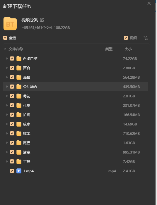 精品福利姬合集【磁力链接】2.5t+100g