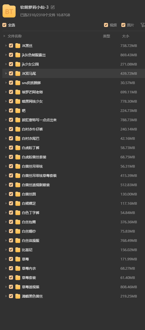软萌萝莉小仙（2021退圈）【磁力】
