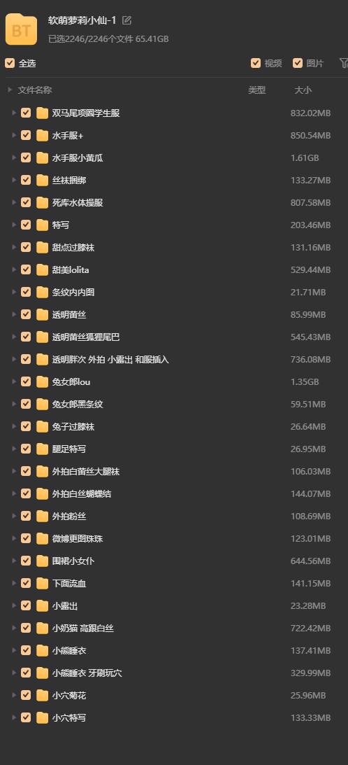 软萌萝莉小仙（2021退圈）【磁力】