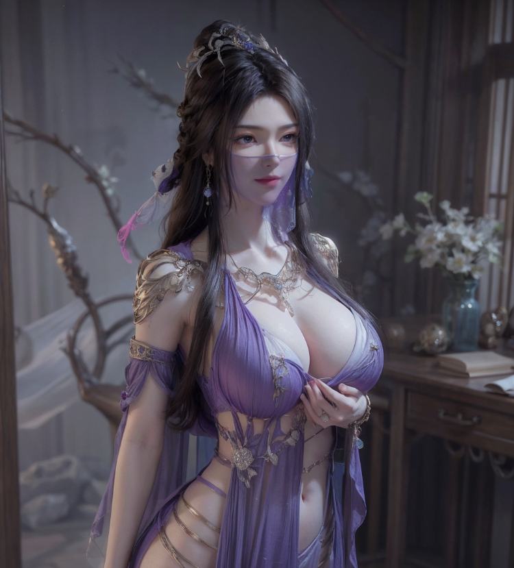 AI绘画 凡人修仙传--紫灵