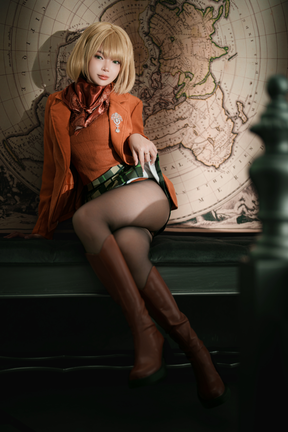 ZinieQ (ジニCosplayer) cosplay Ashley Graham 艾什莉 - Resident Evil 4 Remake 【37P17V841M】