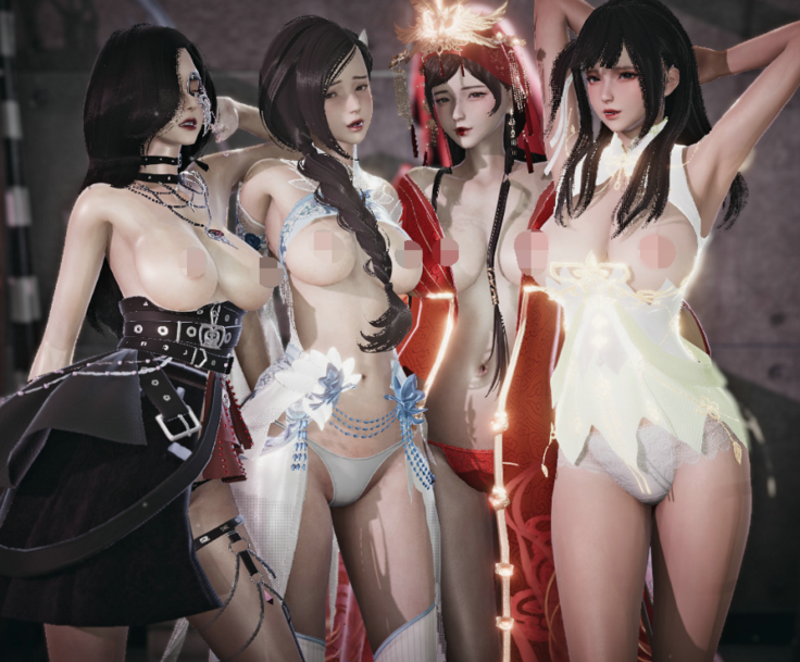 [3D全彩]香艳汉服社0-6[429P/120M]