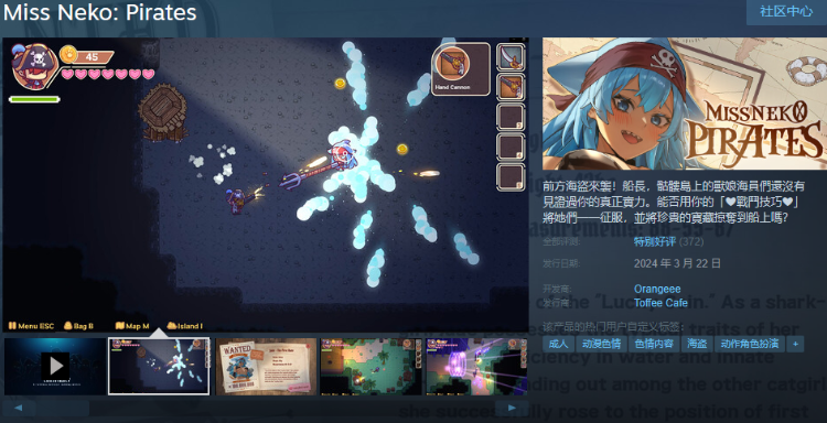 【肉鸽ACT】Miss Neko: Pirates Steam官方中文版