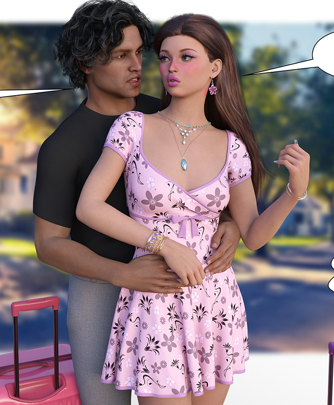 [3D全彩][LilTKit] Switching Gears To Dresses And Heels (Chinese) (Finished)[401P/359M]