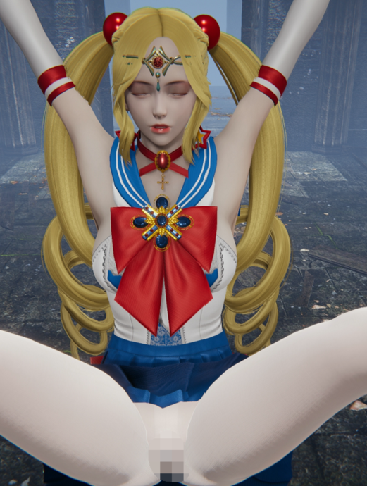 [3D全彩]美少女战士败北[91P/133M]