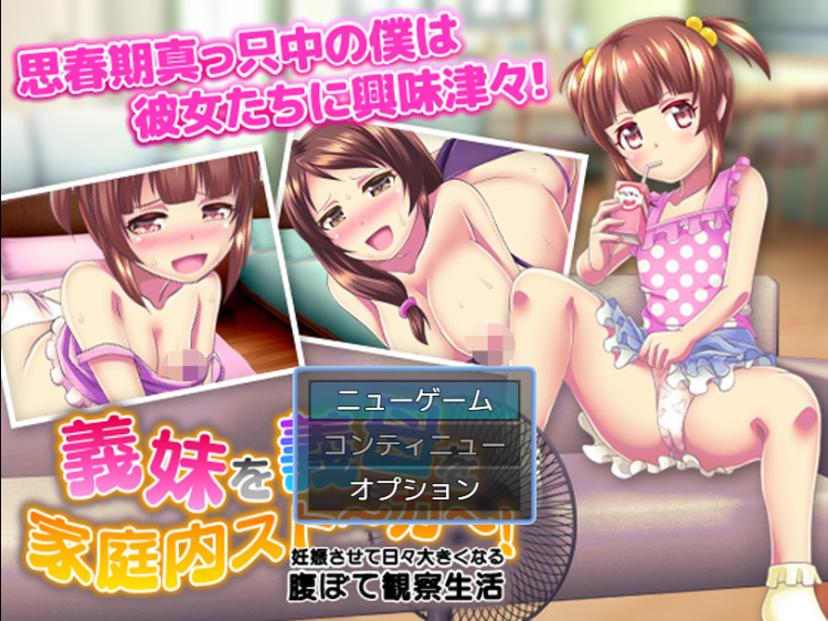 【日式RPG】義妹を!義母を!家庭内ストーカー!妊娠させて日々大きくなる腹ぼて観察生活[生肉]