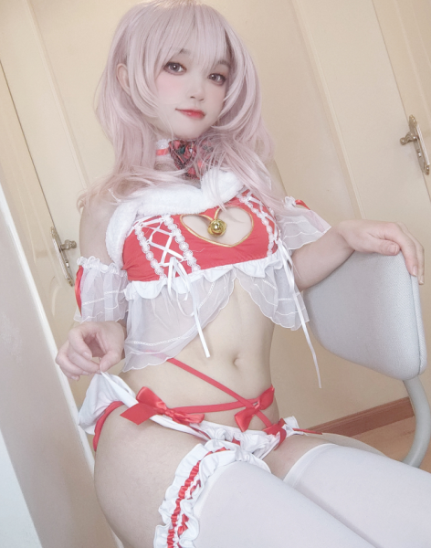 cos-神沢永莉-平安夜分体式泳衣(125P,1V,367M)