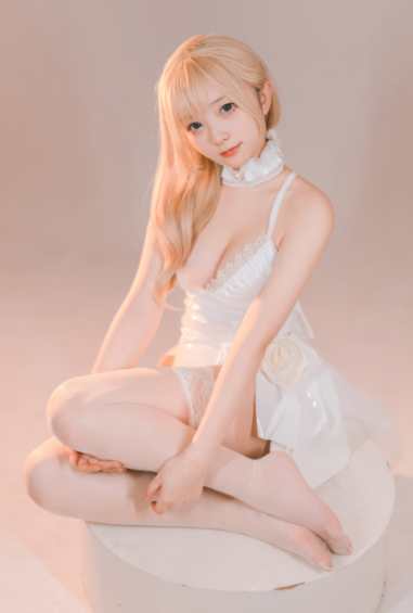 cos-花铃-纯白小花嫁+甘雨女仆(89P,479M)