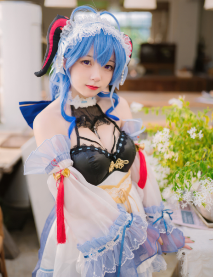 cos-花铃-纯白小花嫁+甘雨女仆(89P,479M)