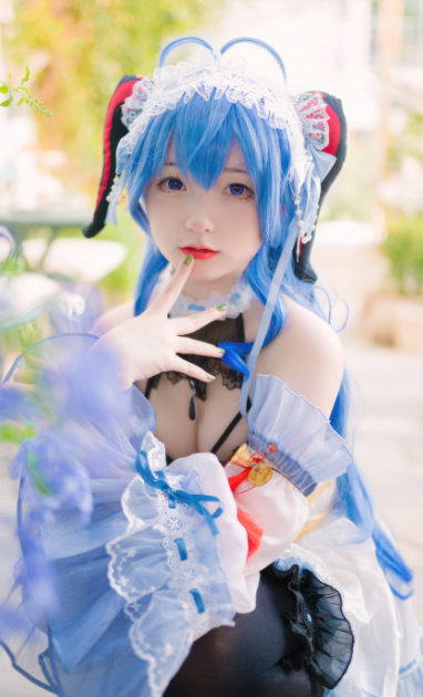 cos-花铃-纯白小花嫁+甘雨女仆(89P,479M)