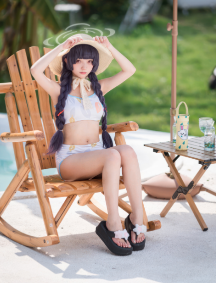 cos-花铃-碧蓝档案 美游泳装（41P,303M）
