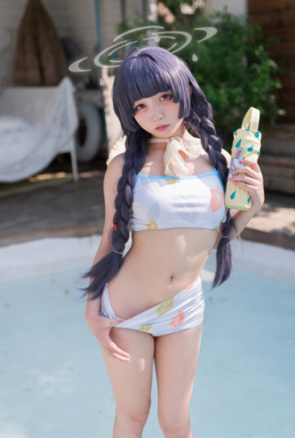 cos-花铃-碧蓝档案 美游泳装（41P,303M）