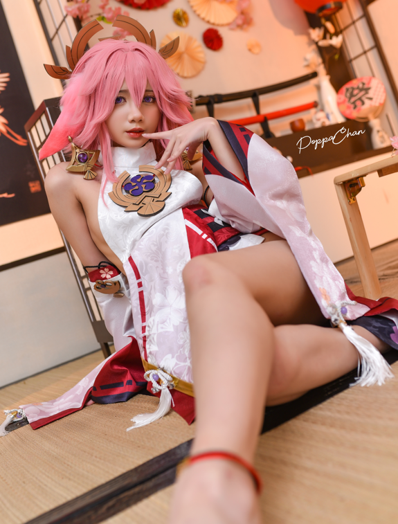 PoppaChan-Yae Miko Genshin Impact