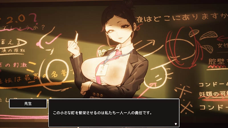 [SLG/汉化+无码/有动画] ☆援助妊娠學園☆ V3.1 Ending 1 [4G]