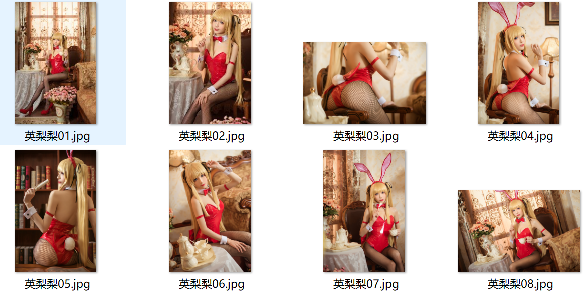Tomoyo酱 英梨梨兔女郎 [18P 488MB]