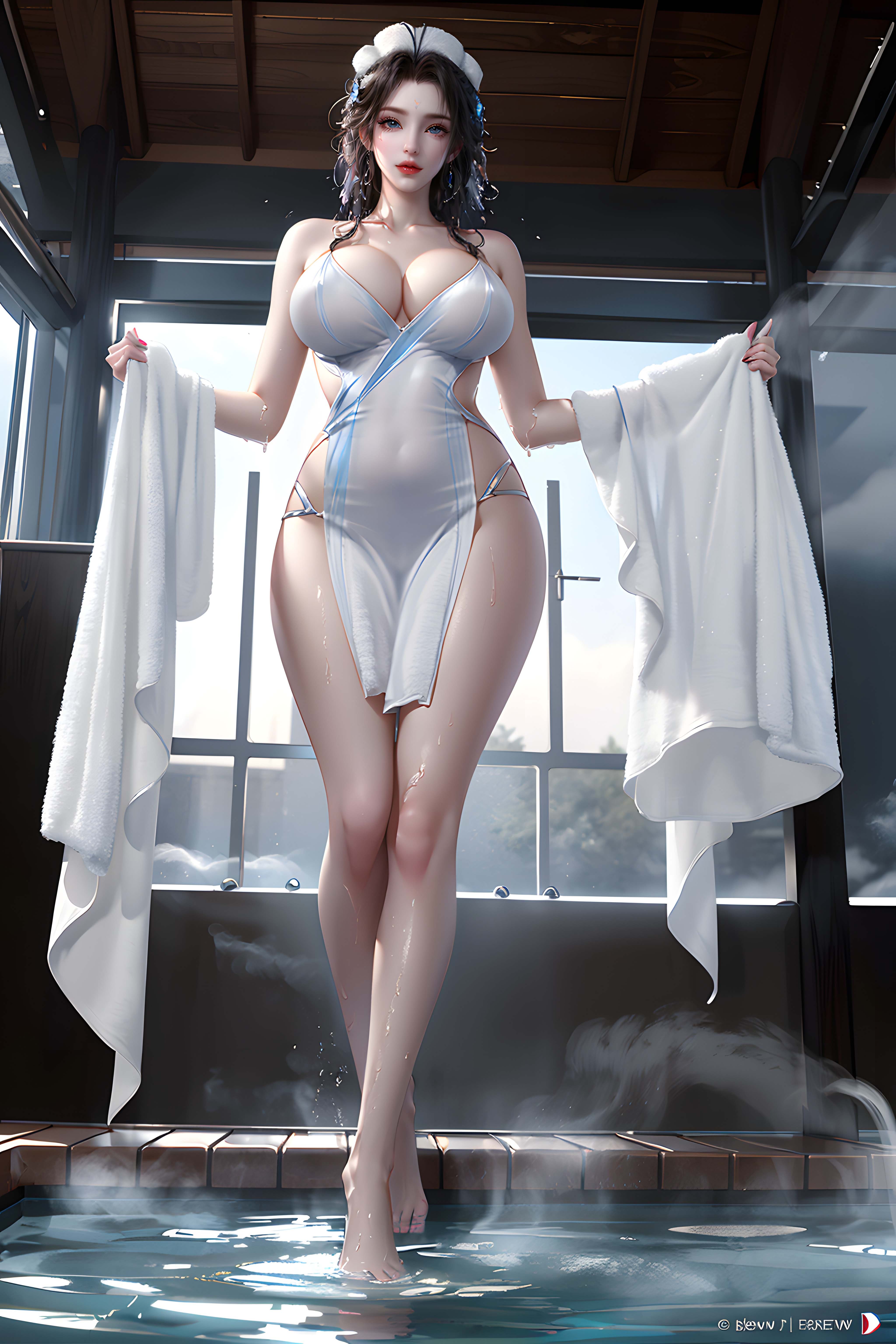 [AI国漫] （240525）完美世界-清漪 温泉+浴室 巨乳荤【326P】【522MB百度云】