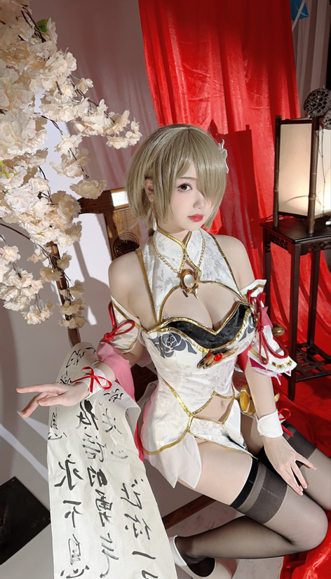 雪晴Astra Vol.047 崩坏3丽塔 浣溪沙旗袍 【56P442M】