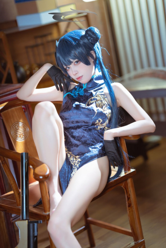 迷失人形 - 碧蓝档案 妃咲旗袍 【42P16M】