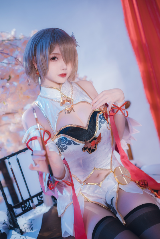 雪晴Astra Vol.047 崩坏3丽塔 浣溪沙旗袍 【56P442M】