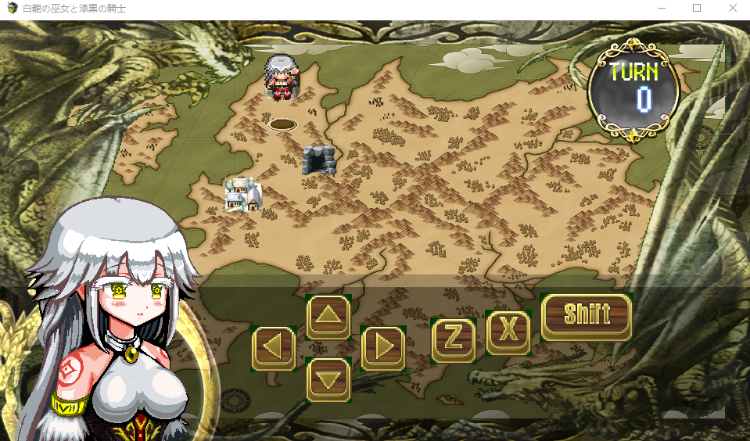 【像素RPG】白龍の巫女と漆黒の騎士 V1.0 云翻汉化版