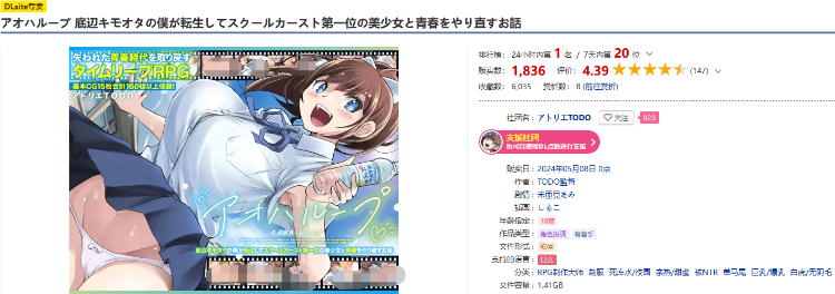 【日式RPG】アオハループ 底辺キモオタの僕が転生してスクールカースト第一位の美少女と青春をやり直すお話 AI汉化版[新作]