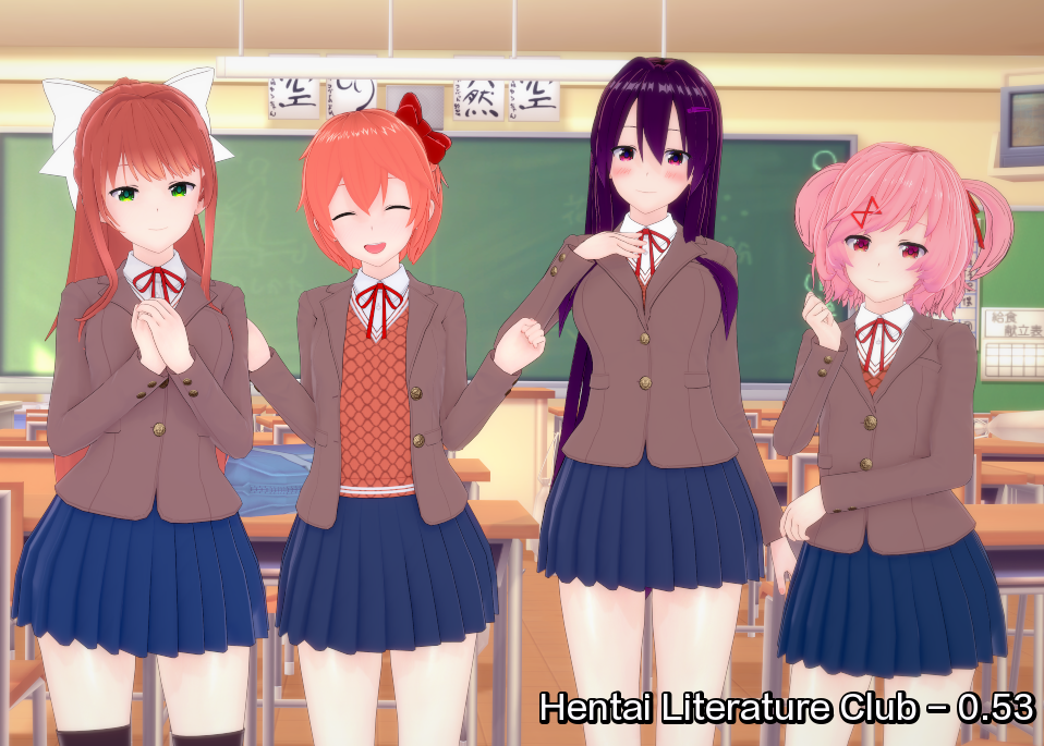 【日系SLG/AIGPT汉化/3D】文学：无尽俱乐部 Literature Hentai Club v0.53【PC+安卓/500M】