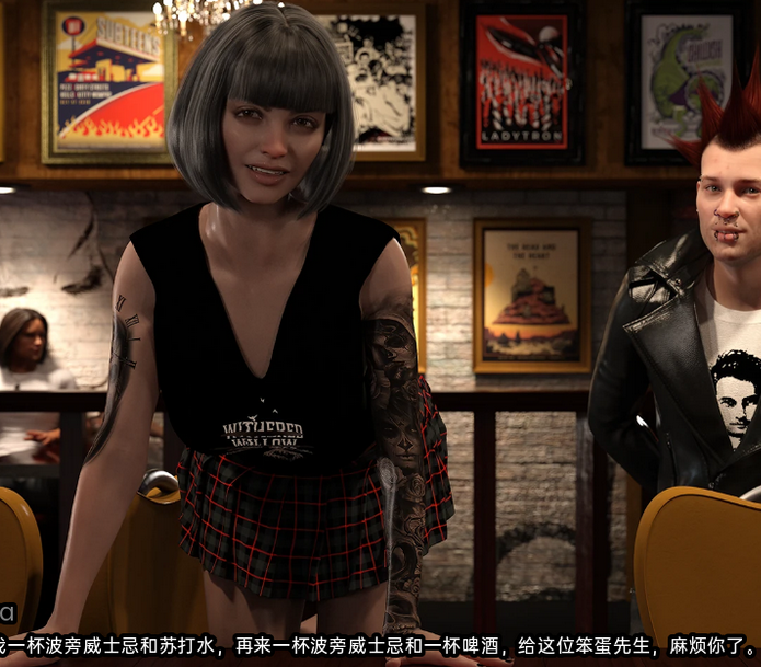 【欧美SLG/AIGPT汉化/3D】地狱猫休息室 The Hellcat Lounge v0.3.34【PC+安卓/4G】