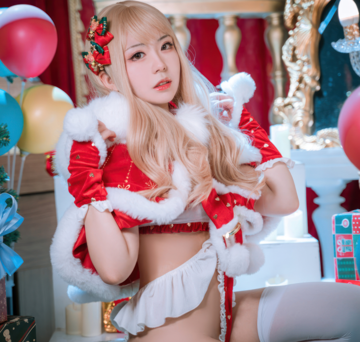 cos-虎森森-圣诞精灵 （61P,383M）