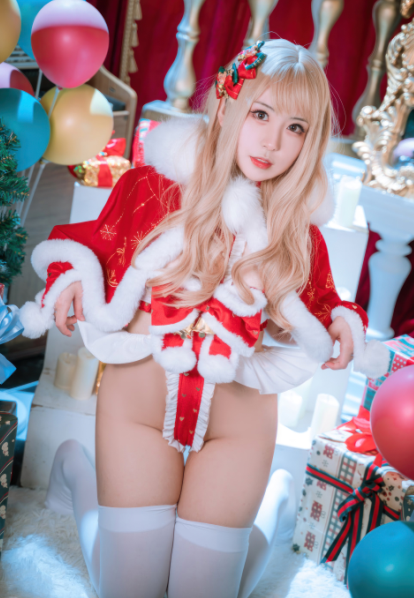 cos-虎森森-圣诞精灵 （61P,383M）