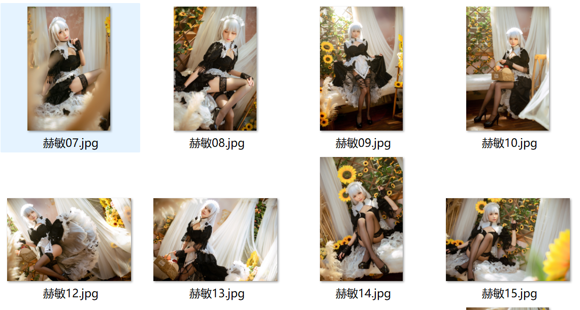 Tomoyo酱 NO.027 碧蓝-赫敏女仆 [23P 152MB]